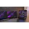 PC-korpus TACENS Mars Gaming MCLCDPRO Midi Tower — Must, IPS 7.2-tolline ekraan, alumine toiteplokk, ATX/Micro‑ATX/Mini‑ITX tugi
