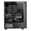 PC Case TACENS Mars Gaming MC-PMAX Midi Tower — ATX/Micro-ATX/Mini-ITX, 3x120 mm ees, 1x120 mm taga, 2x3,5-tollist ja 2x2,5-tollist sahtlit, must