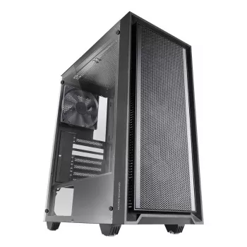 PC Case TACENS Mars Gaming MC-PMAX Midi Tower — ATX/Micro-ATX/Mini-ITX, 3x120 mm ees, 1x120 mm taga, 2x3,5-tollist ja 2x2,5-tollist sahtlit, must