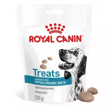 Hüpoallergeensed koeramaiused Royal Canin 230 g — linnuliha treeningpreemiad, gluteeni- ja suhkruvabad, täiskasvanud koertele