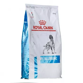 Kuiv koeratoit Royal Canin Anallergenic 8 kg — täiskasvanutele mõeldud hüpoallergeenne linnulihavalem, gluteeni- ja laktoosivaba