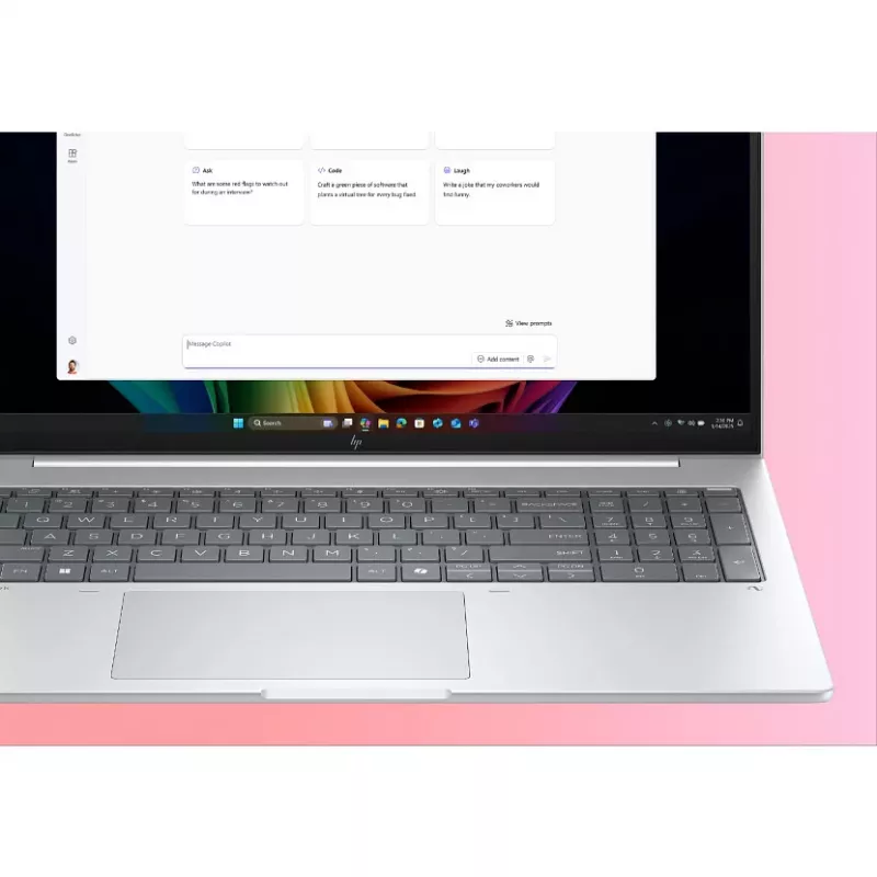 HP EliteBook 8 G1i Next Gen AI Copilot+ PC Intel Core Ultra 5 228V sülearvuti 40,6 cm (16 tolli) WUXGA 32 GB LPDDR5x-SDRAM Wi-Fi 7 (802.11be) Windows 11 Pro hõbedane