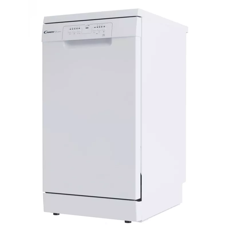 Eraldiseisev kitsas nõudepesumasin CANDY Brava CDPH 2L1049W — 10 kattekomplekti, 45 cm, 49 dB, E-klass