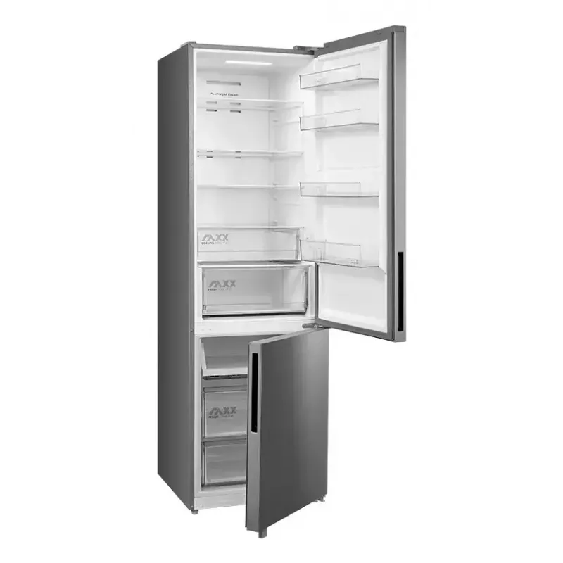 Eraldiseisev külmik-sügavkülmik Midea MDRB600MME46, 443 L kogumaht, 313 L külmik (No Frost), 130 L sügavkülmik, E klass, roostevaba teras