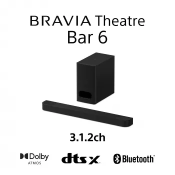 Soundbar Sony HT-B600 3.1.2 kanalit 350 W juhtmevaba bassikõlariga, must