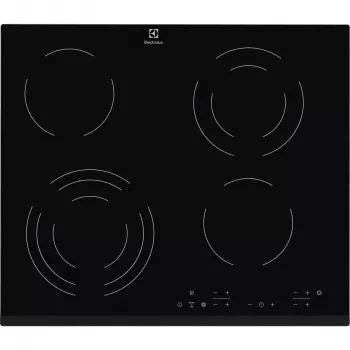 Electrolux EHF6343FOK Must Sisseehitatav 60 cm Keraamiline pliit 4 keedutsooni