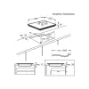 Electrolux EHF6343FOK Must Sisseehitatav 60 cm Keraamiline pliit 4 keedutsooni