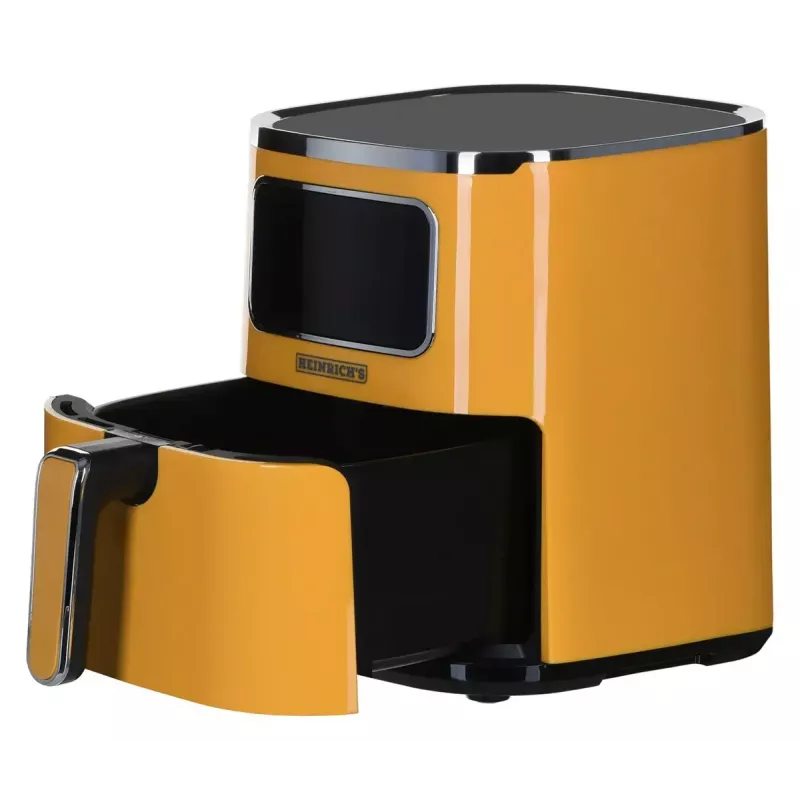 Kuumaõhufritüür HEINRICH'S HFR 8216, 5,0 l mahutavus, 1450 W, kollane