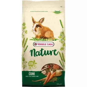 Küülikugraanulid VERSELE-LAGA Cuni Nature 2,3 kg — ürdid, 14% valku, 15,5% kiudaineid, 4,5% rasva, C-vitamiin, gluteeni- ja sojavaba