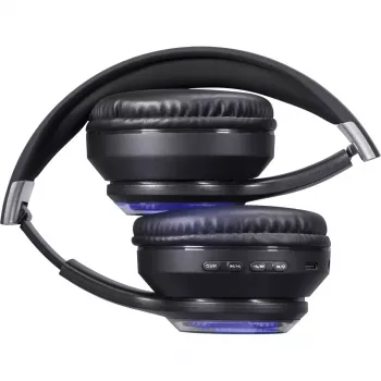 Peakomplekt DEFENDER FreeMotion B400 — juhtmega ja juhtmevaba, USB-C, AUX, suletud supraauraalsed kõrvaklapid, 20–20000 Hz, 118 dB, LED-taustvalgustus, must