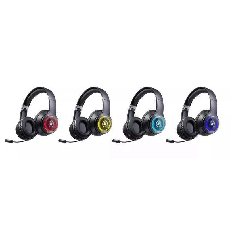 Peakomplekt DEFENDER FreeMotion B400 — juhtmega ja juhtmevaba, USB-C, AUX, suletud supraauraalsed kõrvaklapid, 20–20000 Hz, 118 dB, LED-taustvalgustus, must