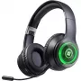 Peakomplekt DEFENDER FreeMotion B400 — juhtmega ja juhtmevaba, USB-C, AUX, suletud supraauraalsed kõrvaklapid, 20–20000 Hz, 118 dB, LED-taustvalgustus, must