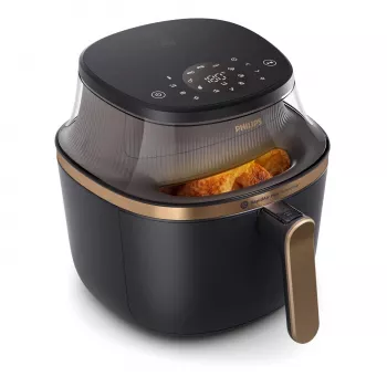 Kuumaõhufritüür Philips 3000 seeria NA342/00 — 7,2 L, 2000 W, 16 programmi, puutetundlik juhtimine, must kuld