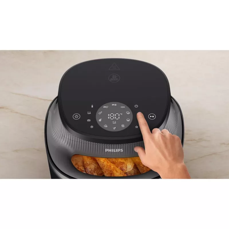 Kuumaõhufritüür Philips 3000 seeria NA342/00 — 7,2 L, 2000 W, 16 programmi, puutetundlik juhtimine, must kuld