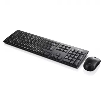 Lenovo GX30L66303 klaviatuur Kaasas hiir Universaalne QWERTY USA inglise Must