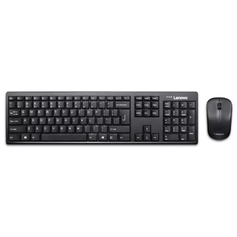 Lenovo GX30L66303 klaviatuur Kaasas hiir Universaalne QWERTY USA inglise Must