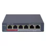 Võrgukommutaator Hikvision DS-3E1106P-EI — 6-pordiline PoE Etherneti kommutaator, haldamata, 10/100 Mbps
