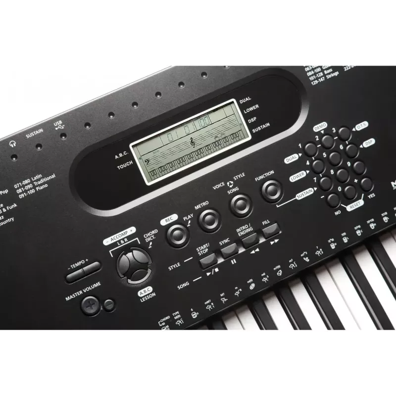 Klaviatuur Kurzweil KP70 61-klahviga digitaalklaviatuur, must