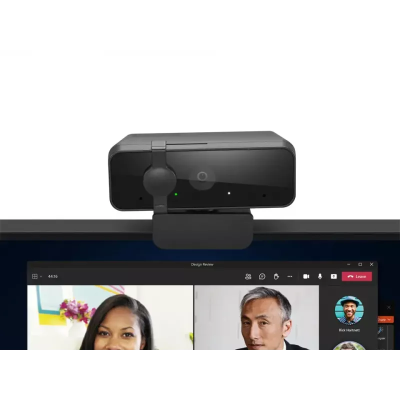 Veebikaamera Lenovo 310 Full HD 1920×1080 30 fps USB 2.0 klamber Must