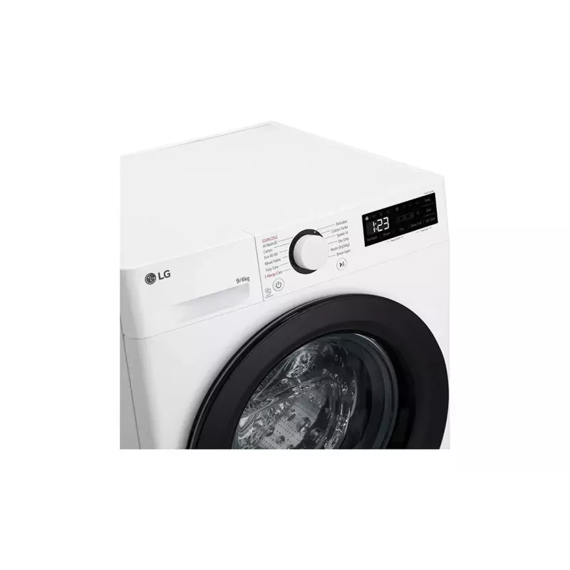 LG F4DR509SBW pesumasin-kuivati eraldiseisev eestlaetav must, valge
