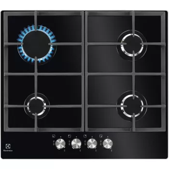 Electrolux KGG6426K must sisseehitatav 56 cm gaasipliit 4 tsooniga