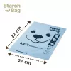 Kakikotid Starch Bag STARCHBAG BIO mustad 8×15 tk kompostitavad taimse kiu kotid kassijäätmetele