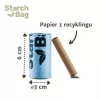 Kakikotid Starch Bag STARCHBAG BIO mustad 8×15 tk kompostitavad taimse kiu kotid kassijäätmetele