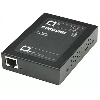 Intellinet Power over Ethernet (PoE+) jaotur, IEEE802.3at, 5, 7,5, 9 või 12 V alalisvoolu väljundpinge