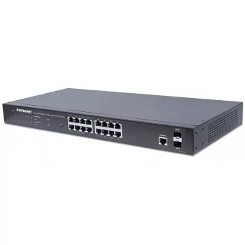 Hallatav lüliti Intellinet 16-porti Gigabit Ethernet PoE+