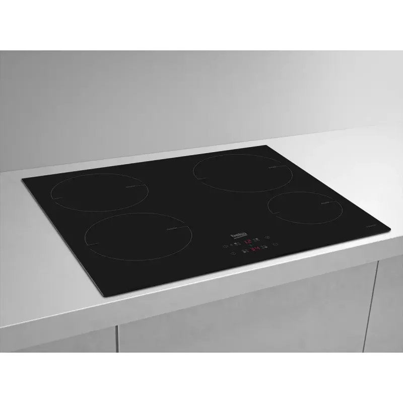 Beko HII 64400 MT pliit Must Sisseehitatav 60 cm Tsoon induktsioonpliit 4 tsooniga