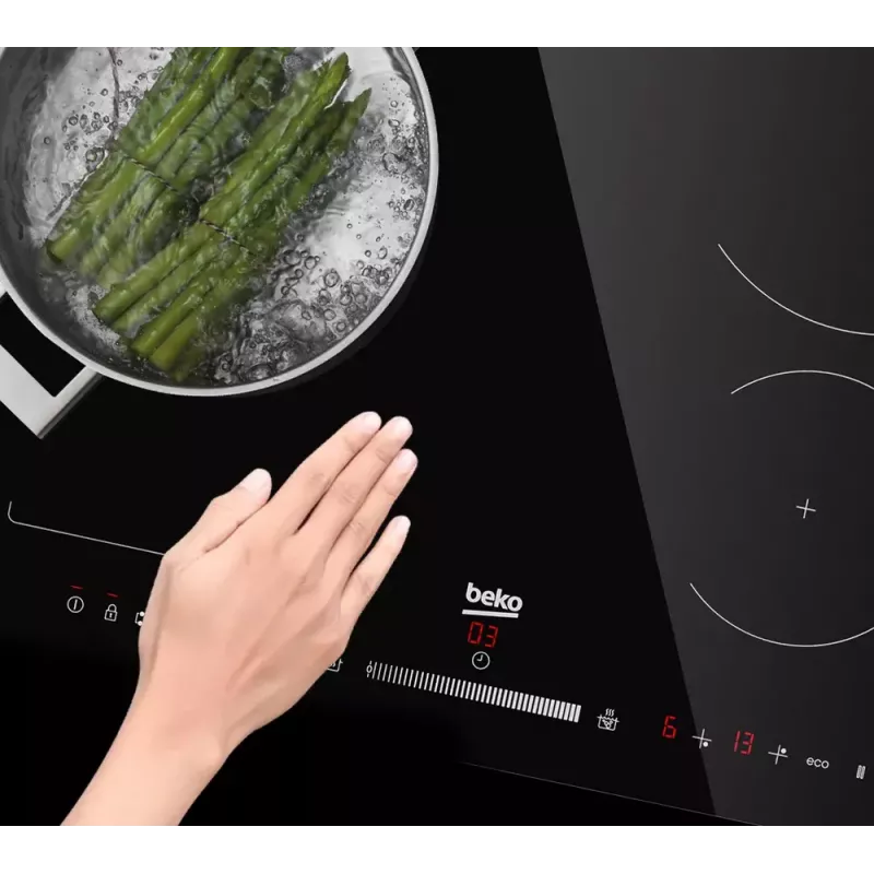 Beko HII 64400 MT pliit Must Sisseehitatav 60 cm Tsoon induktsioonpliit 4 tsooniga