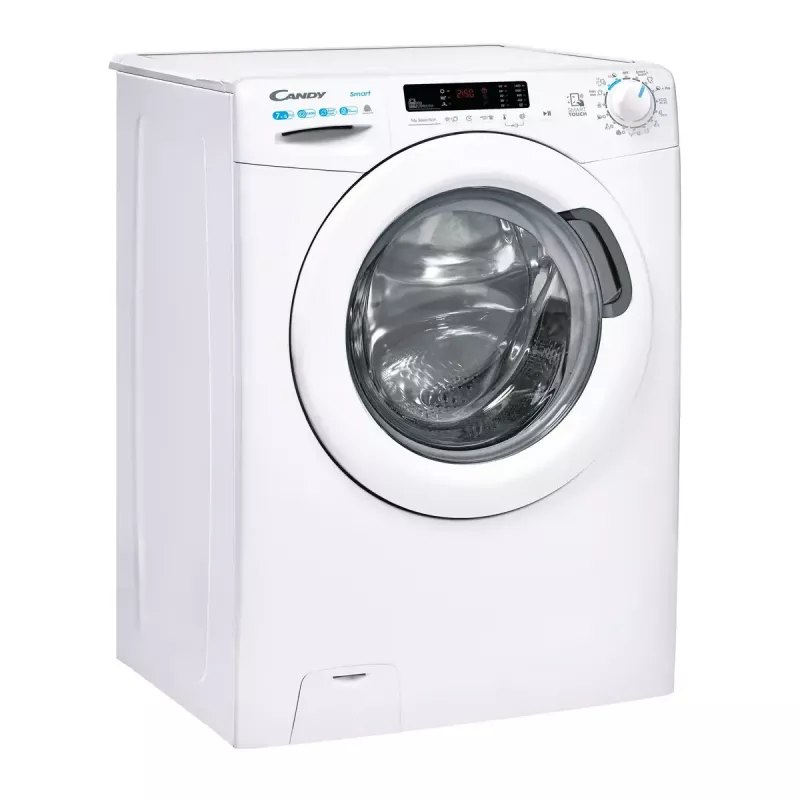 Candy Smart CSWS 4752DWE/1-S pesumasin-kuivati Eraldiseisev Eestlaetav Valge