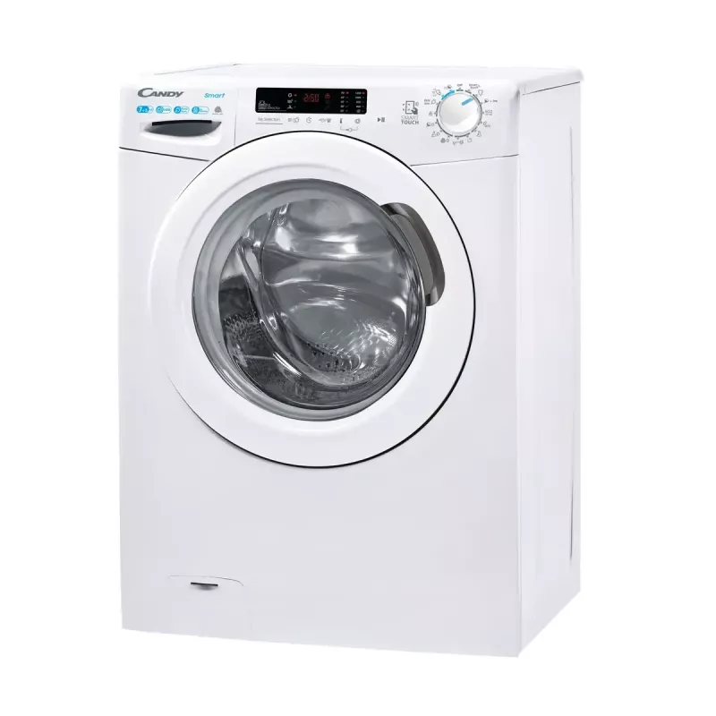Candy Smart CSWS 4752DWE/1-S pesumasin-kuivati Eraldiseisev Eestlaetav Valge