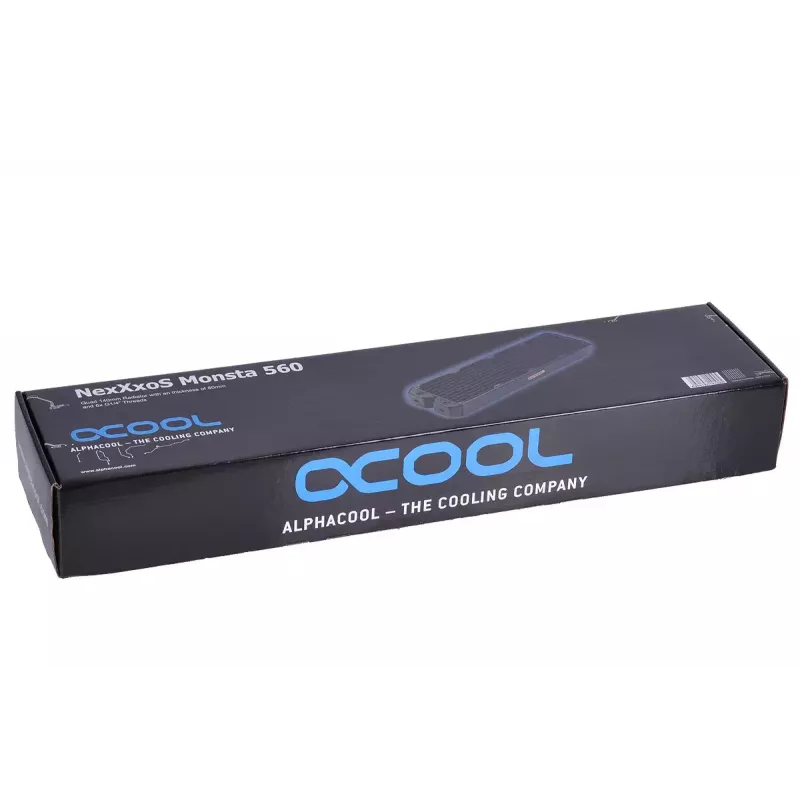 Jahutusradiaator Alphacool 14192 terasest must 144 mm x 607 mm x 86 mm