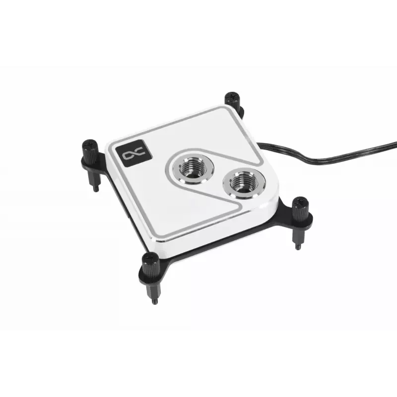 Vesijahutusplokk Alphacool Core 1 Aurora Messing Vask Nikel Läbipaistev Valge 72 mm