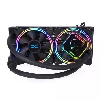 Universaalne vedelikjahutus Alphacool Eisbaer Aurora LT240 12 cm Must