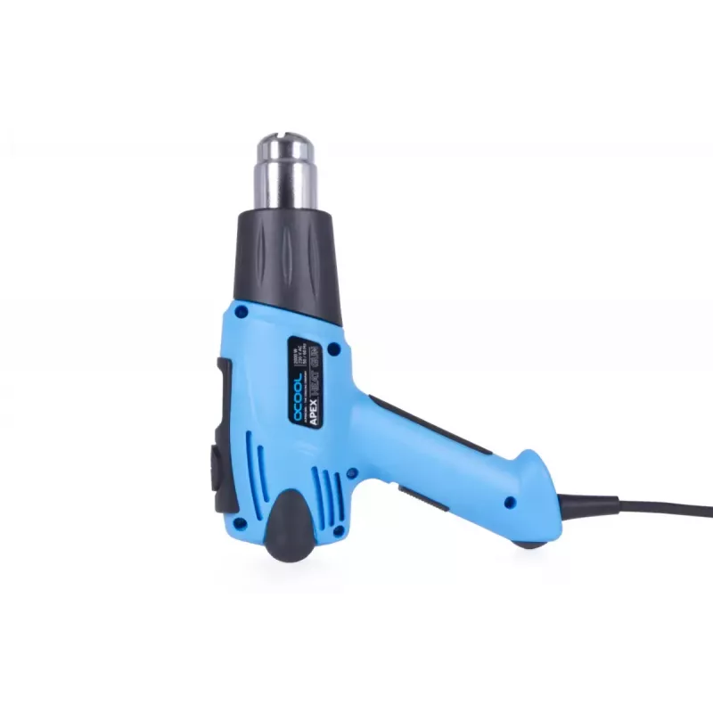 Kuumaõhupuhur Alphacool 10178 650 °C 2000 W must sinine