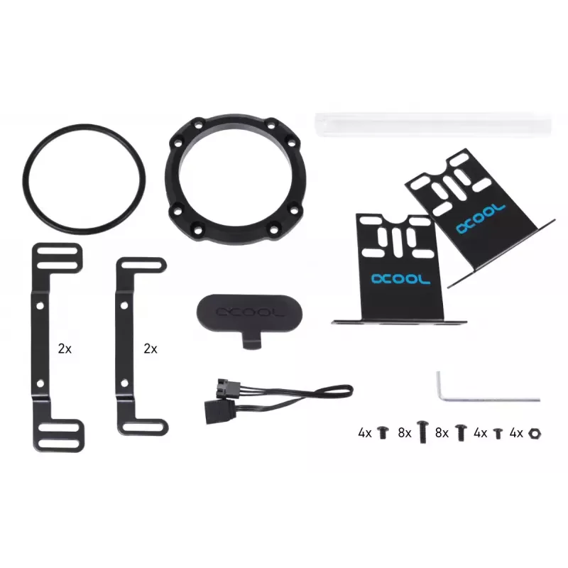 Reservuaar Alphacool 15394 akrüülist must läbipaistev 7,65 cm 25,1 cm