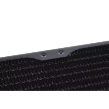 Alphacool 14444 radiaator messing vasest roostevaba teras must 140mm 311mm 20mm