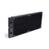 Alphacool 14444 radiaator messing vasest roostevaba teras must 140mm 311mm 20mm