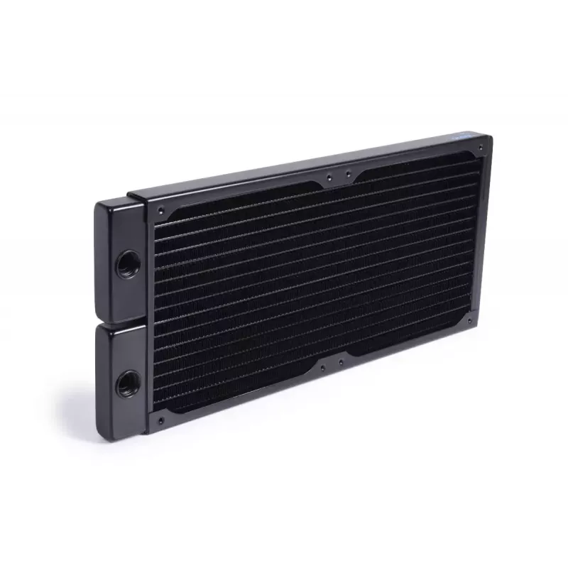 Alphacool 14444 radiaator messing vasest roostevaba teras must 140mm 311mm 20mm