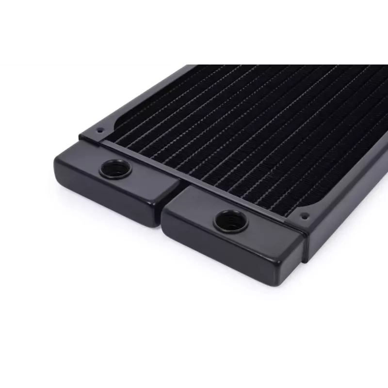 Alphacool 14444 radiaator messing vasest roostevaba teras must 140mm 311mm 20mm