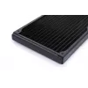 Alphacool 14444 radiaator messing vasest roostevaba teras must 140mm 311mm 20mm