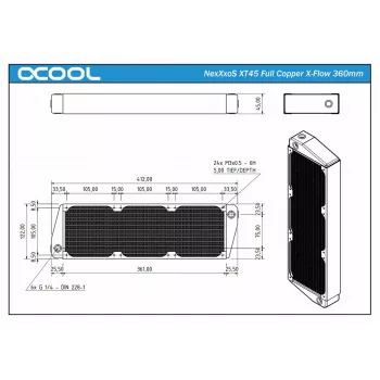 Radiator Alphacool NexXxoS XT45 1011662