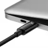 USB-C kuni USB-C kaabel Baseus Tungsten Gold 240W 3m