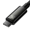 USB-C kuni USB-C kaabel Baseus Tungsten Gold 240W 3m