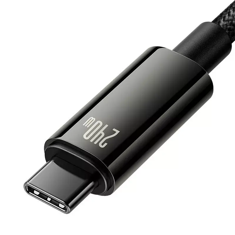 USB-C kuni USB-C kaabel Baseus Tungsten Gold 240W 3m