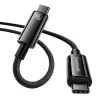USB-C kuni USB-C kaabel Baseus Tungsten Gold 240W 3m