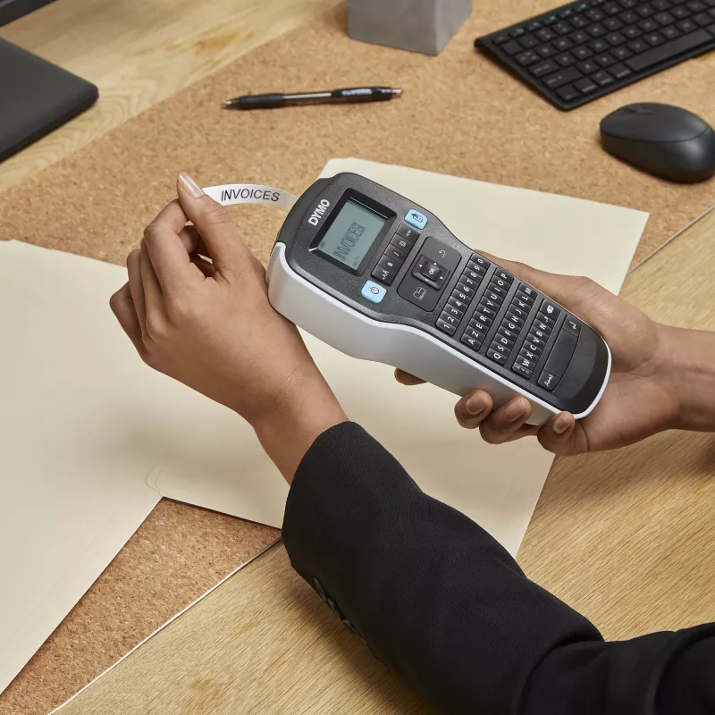 DYMO LabelManager 160 sildivalmistaja stardikomplekt 3 rulli D1 sildilindiga | Pihusiltide printer | QWERTY-klaviatuur | Ideaalne kontorisse või koju