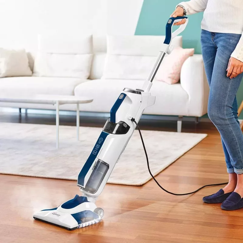 Polti Vaporetto 3 Clean püsttolmuimeja vahelduvvool kuiv- ja märgpuhastus vahtfilter tolmuimeja ilma tolmukotita 0,5 L 1700 W sinine, valge